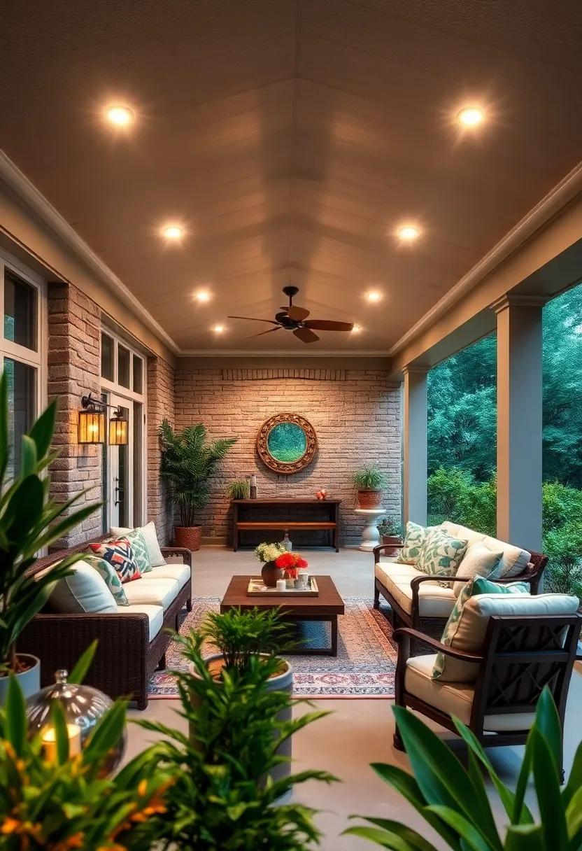 The ‍Color Palette: ⁢Choosing Recessed Lighting to Match Your Porch Décor