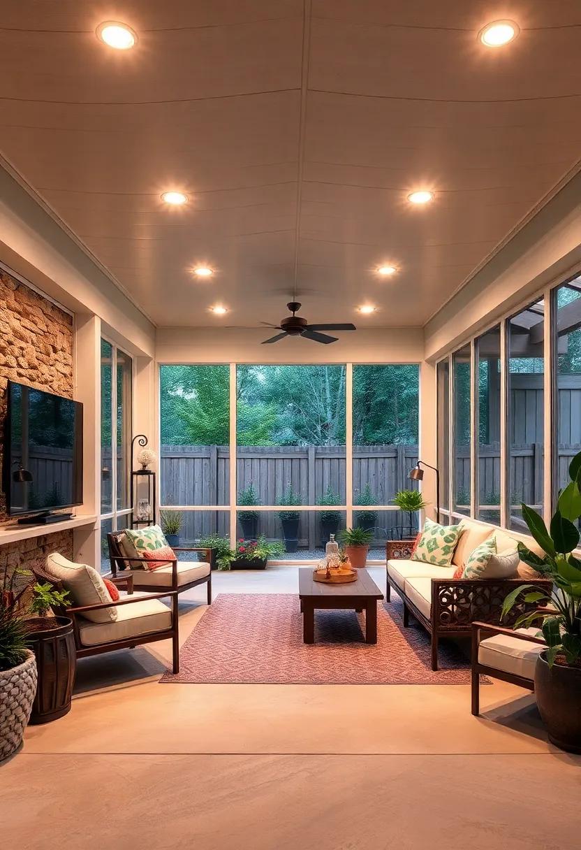 Layering Light: Combining Recessed ⁢Fixtures‌ with Natural Sunlight in Porches