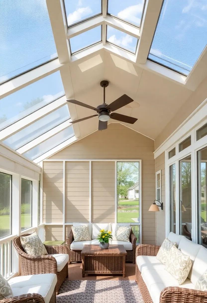 Arranging furnishings: Enhancing Space Around Skylights for Comfort