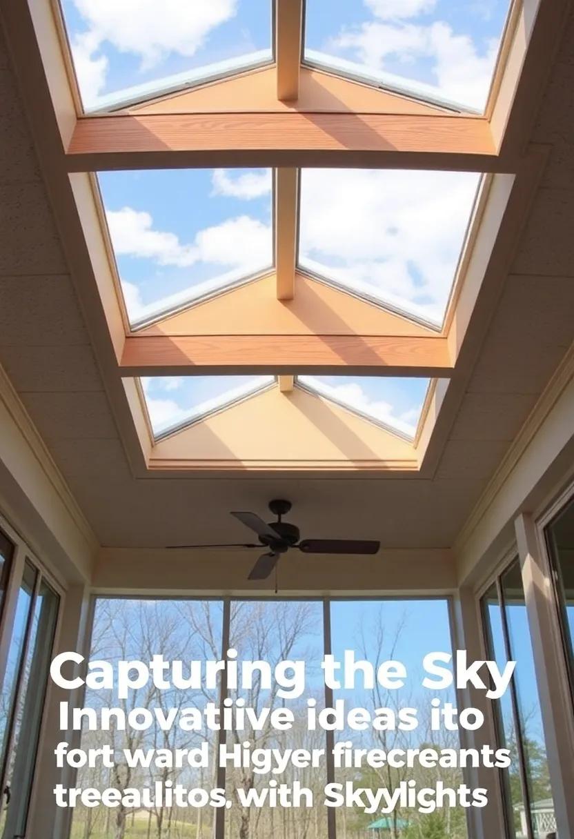 Capturing the Sky: Innovative Ideas for Ceiling Treatments with Skylights