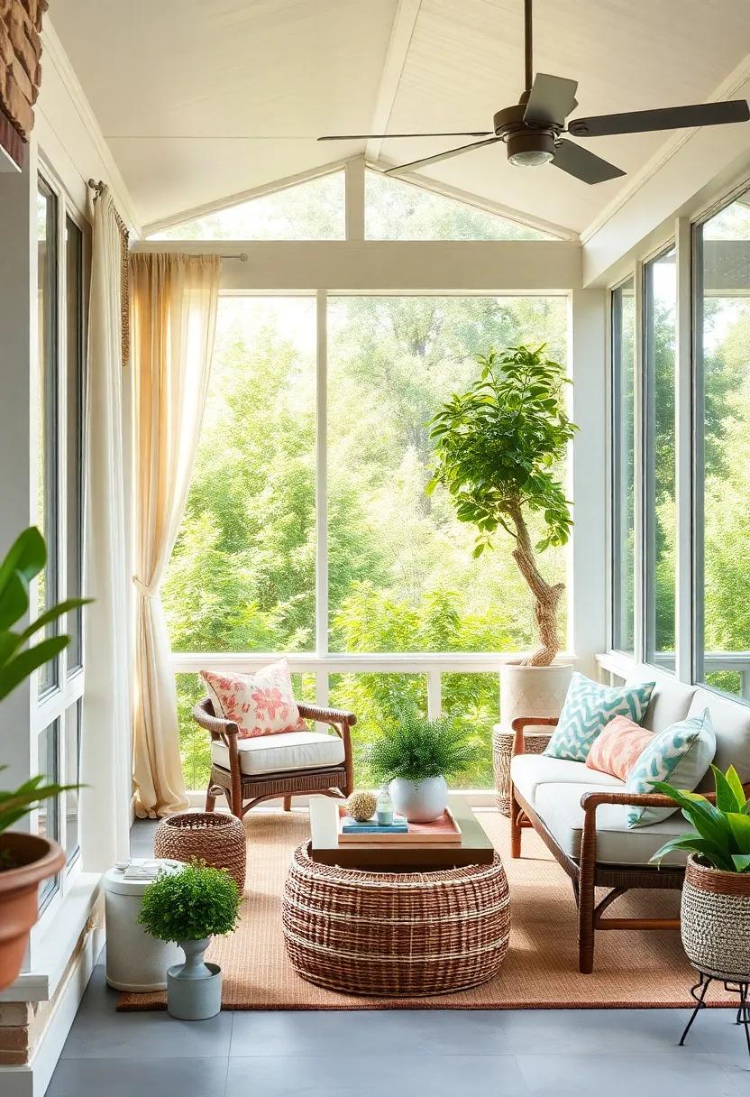 Breezy Curtains to Enhance Natural Light and‌ Coastal Vibes
