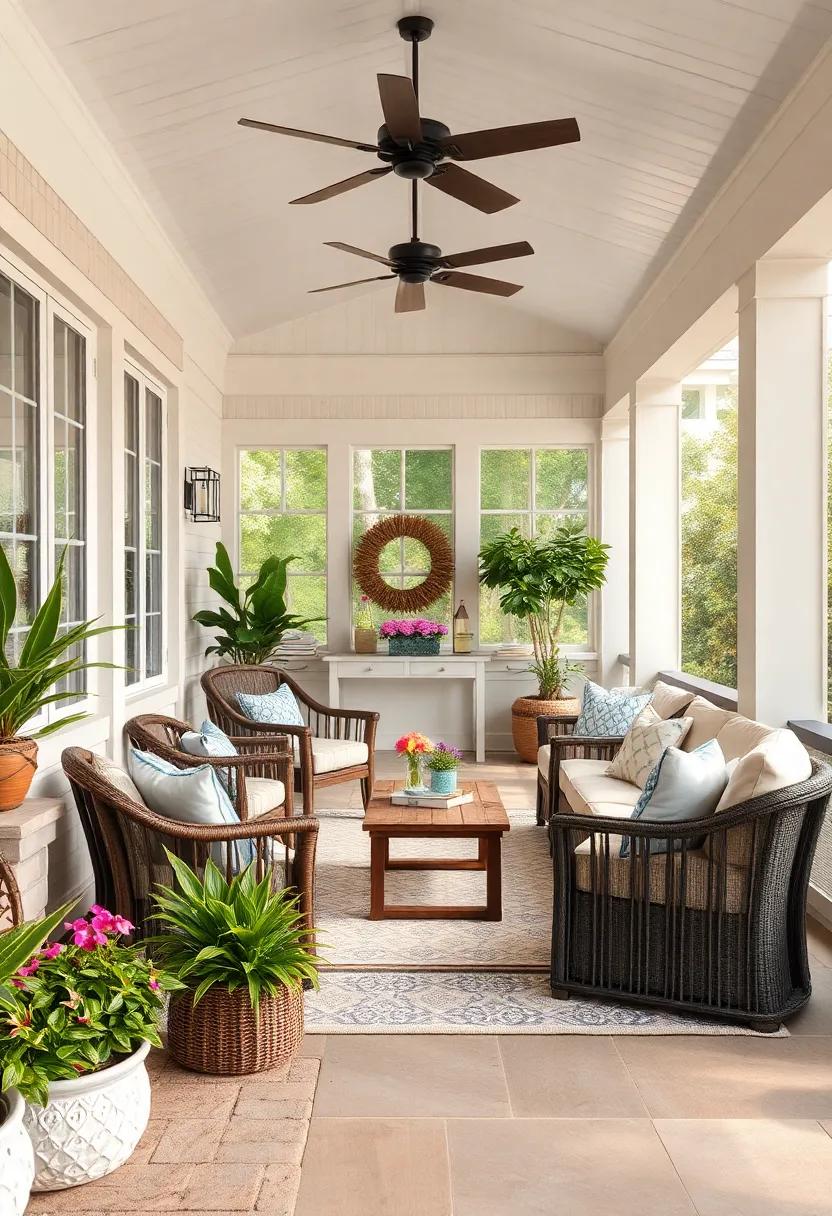 Coastal Color Palettes:‍ Harmonizing Your Porch Environment