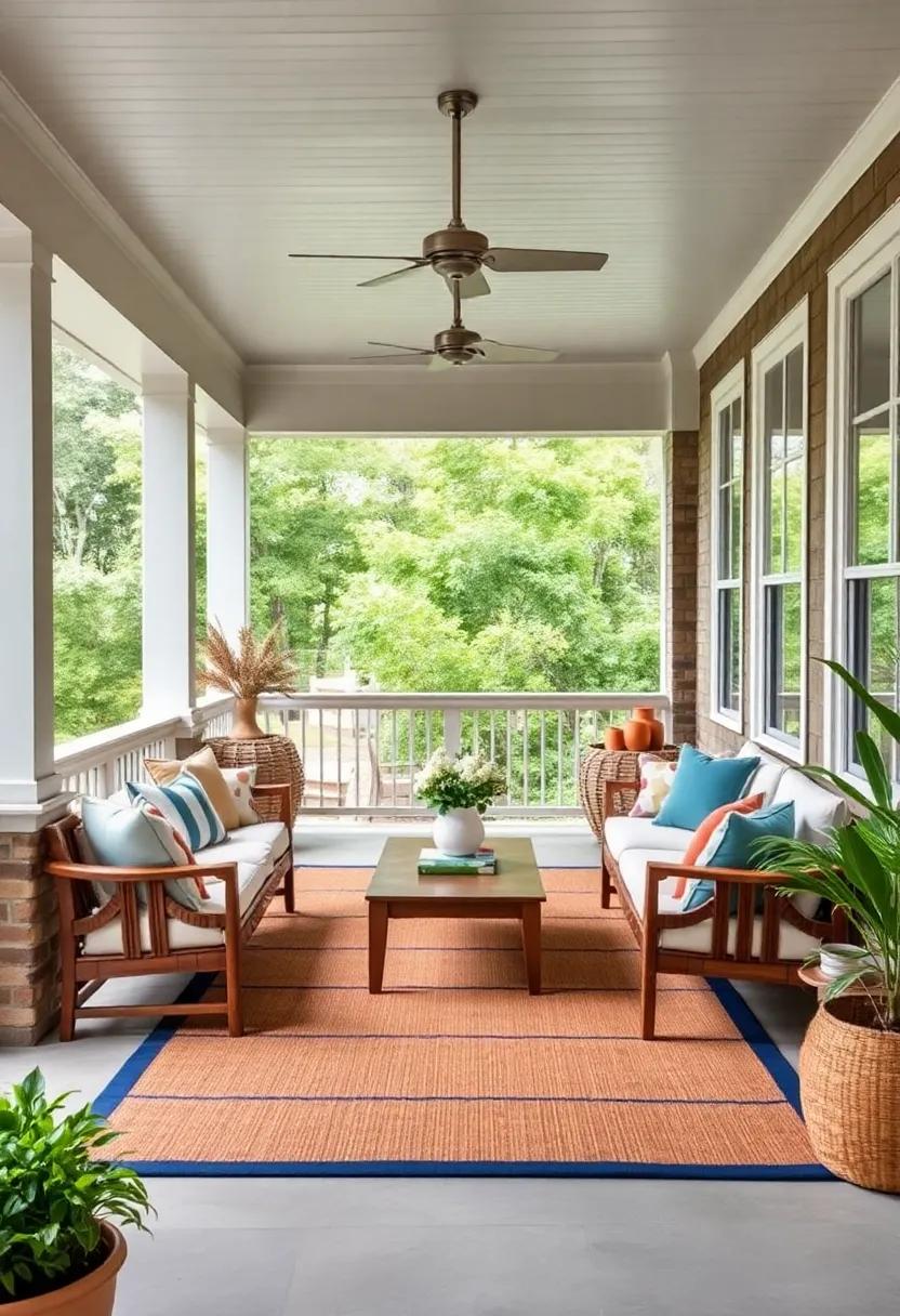 Nautical-Inspired Rugs to Ground Your Porch Aesthetics