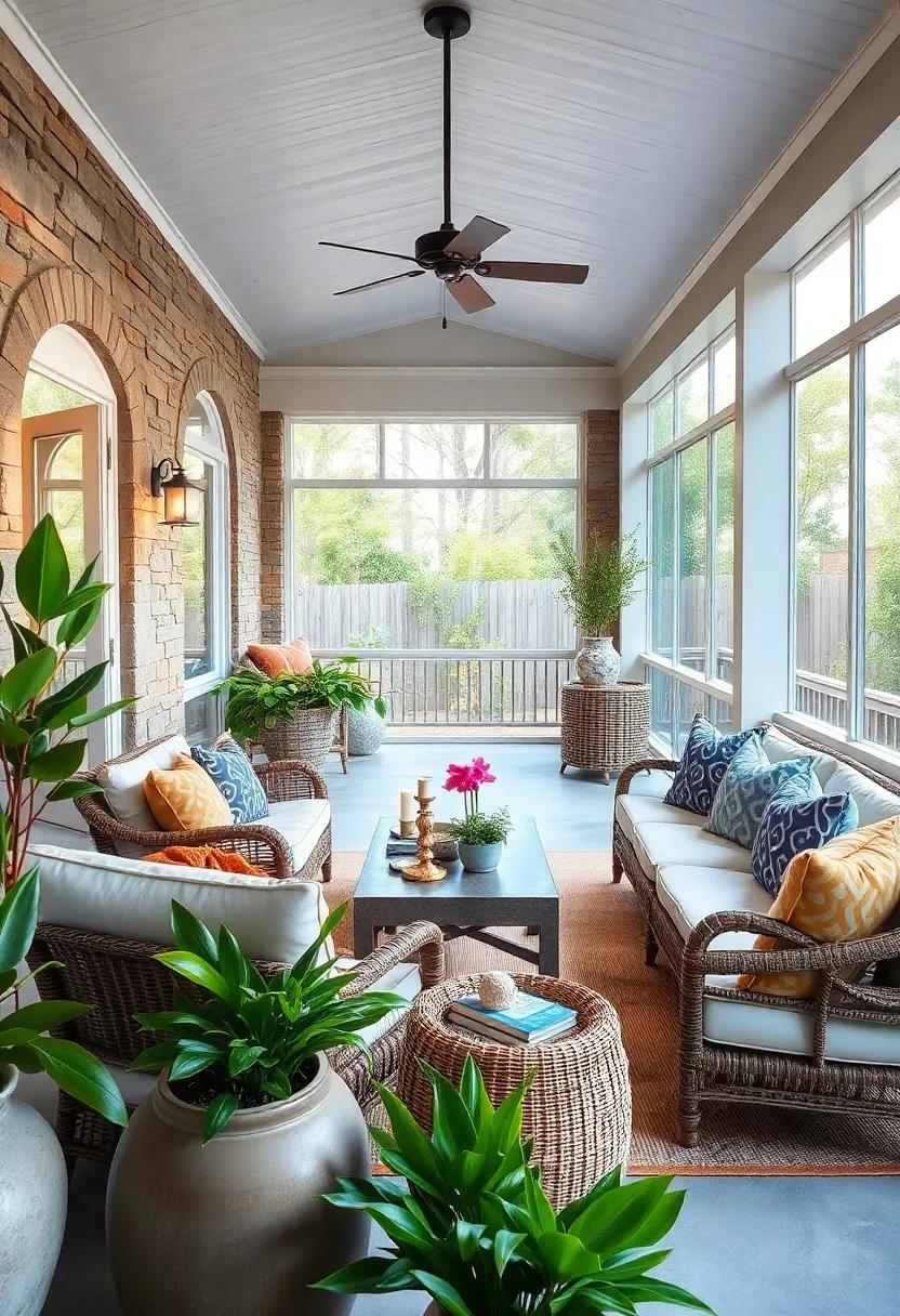 Textures of ​the⁤ Coast: Incorporating Natural ⁢Fibers and Materials