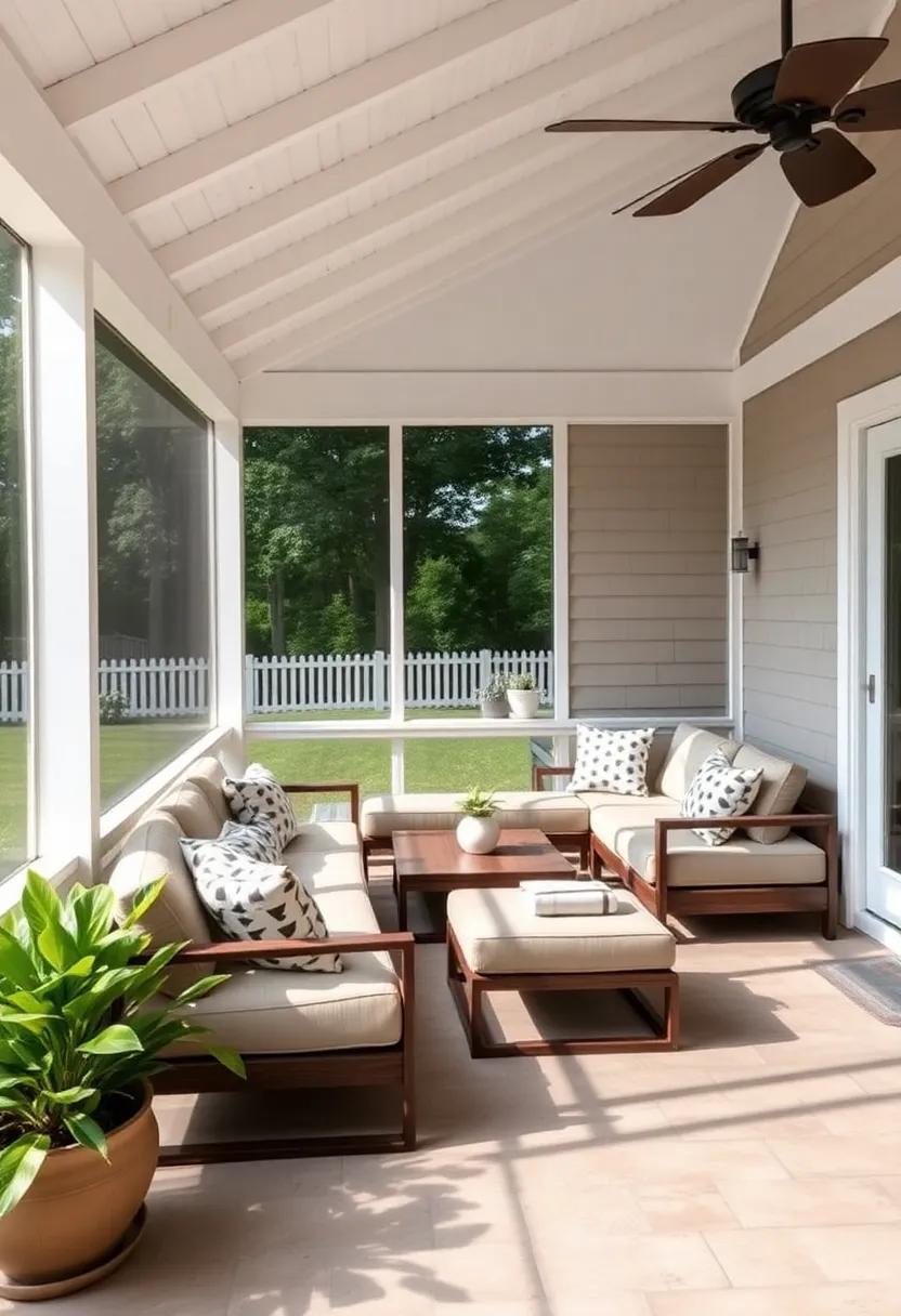 An L-shaped ⁤sectional couch ‌to maximize seating and create a social space