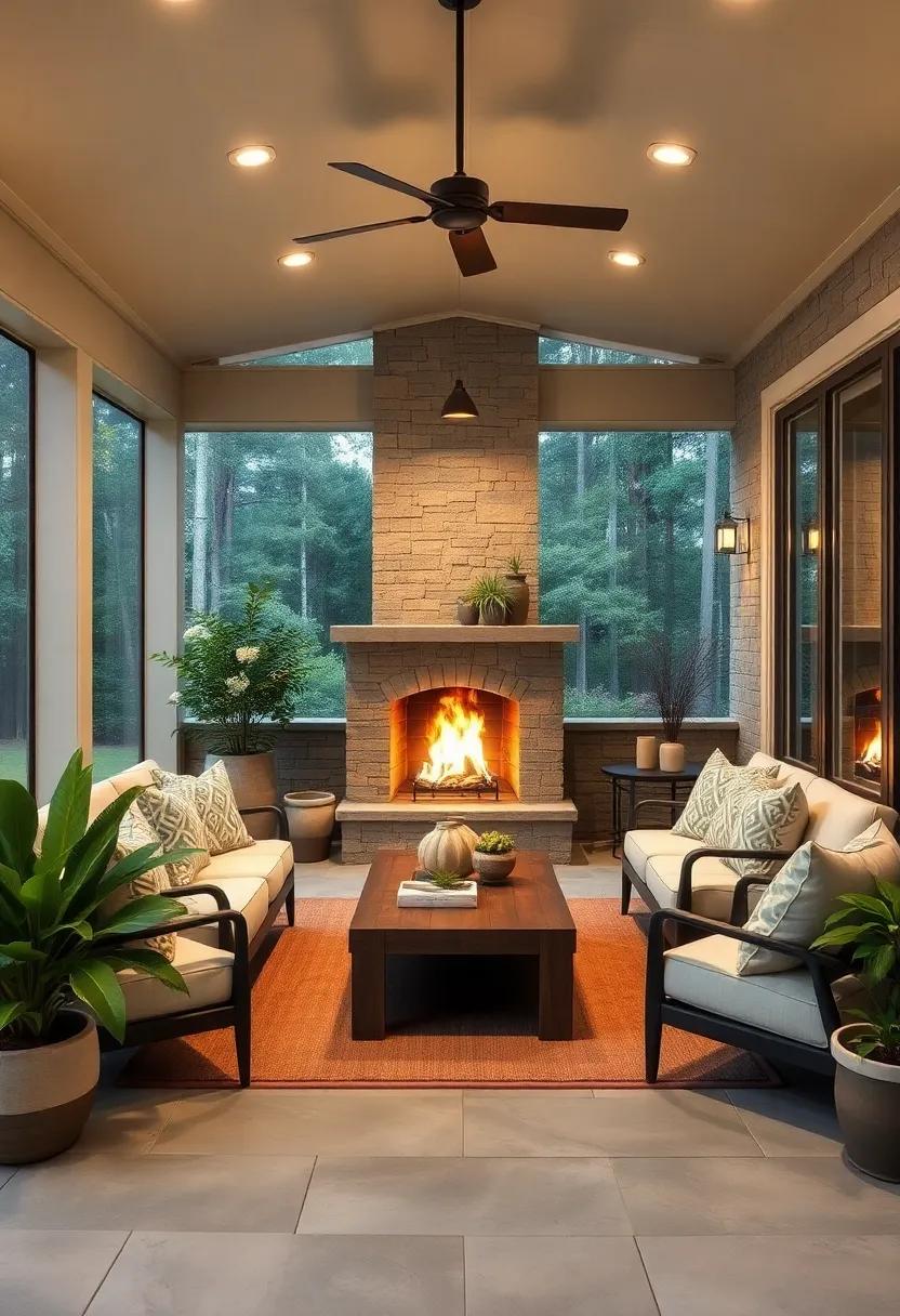 Choose a color palette that reflects the tranquility of⁤ nature, incorporating soft earth tones and pops of muted colors