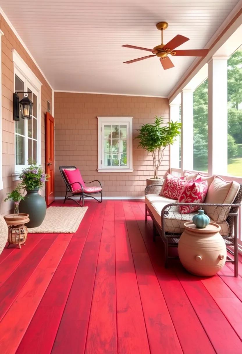 A Splash of Color: vibrant Paint Finishes for Flooring Variety