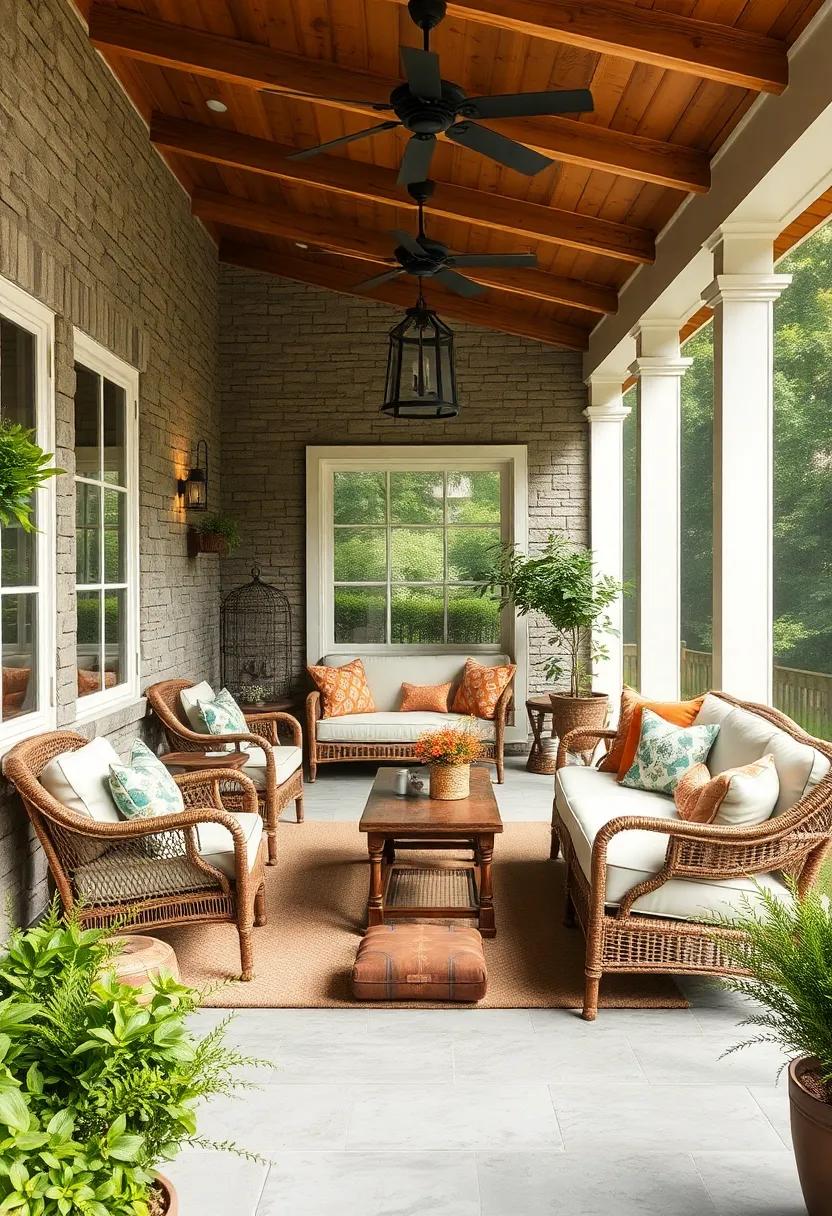 Retro Outdoor games: Fill your porch with retro outdoor games like croquet or ring toss for fun and entertainment