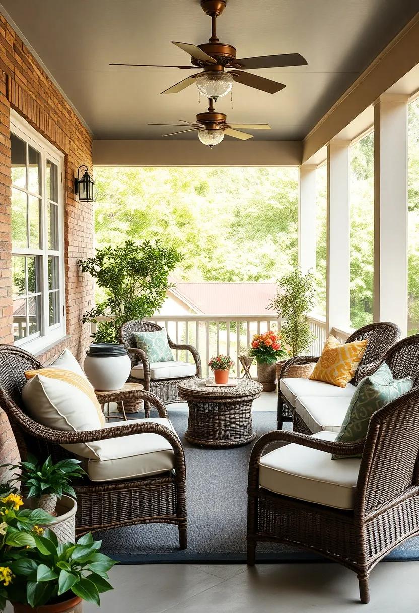 Wicker Furniture: Embrace the timeless charm of wicker furniture, perfect for lounging on lazy afternoons