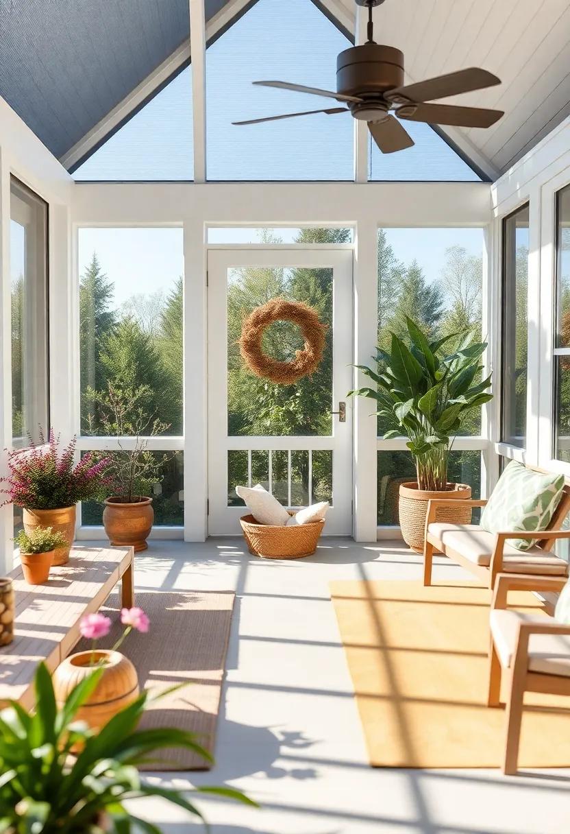 Introduce⁣ seasonal ⁤decor to the porch, ⁣changing ​it regularly to keep your space feeling ​fresh and inspiring‍ throughout the year