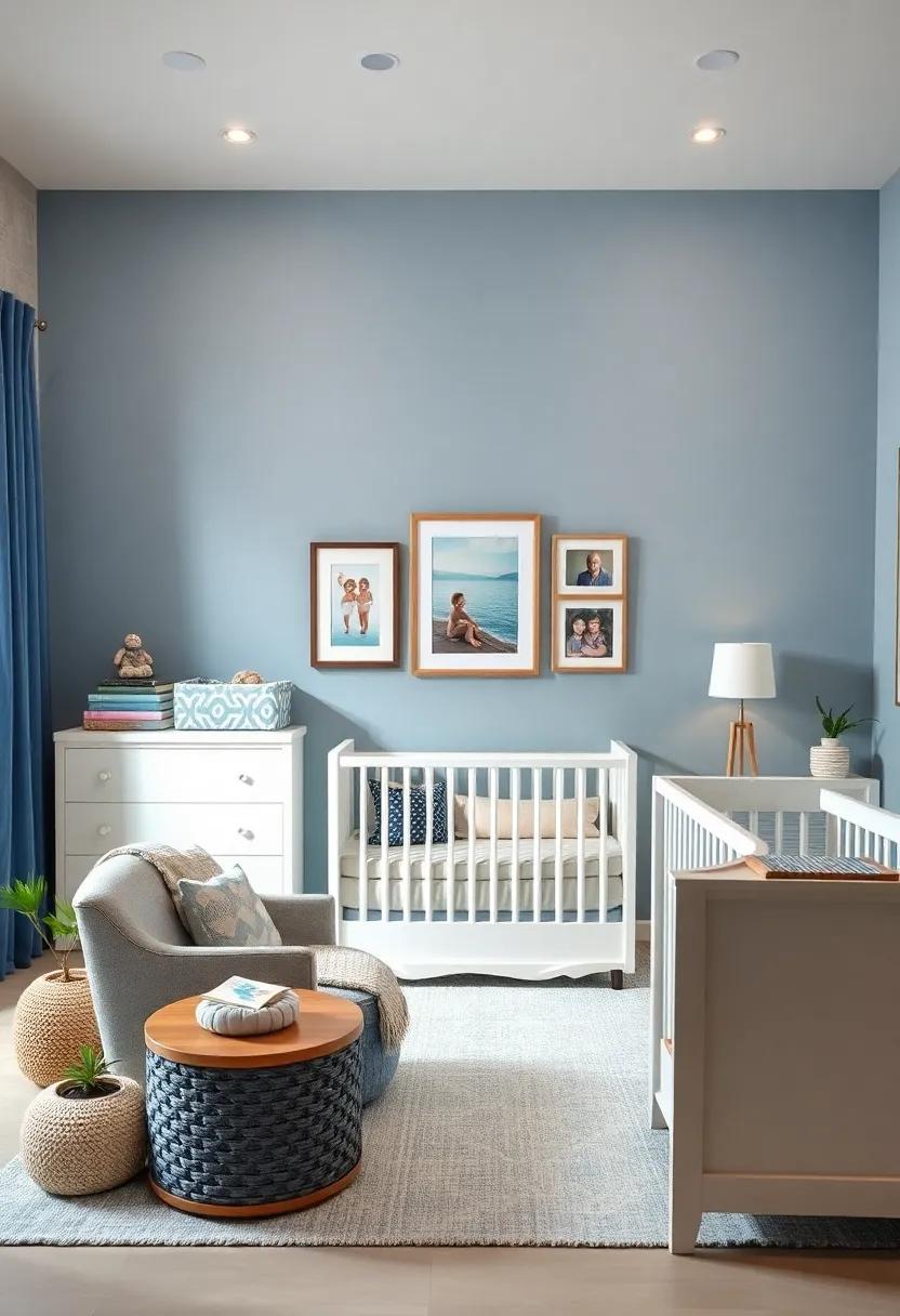 Family Photo Displays: Special‍ wall spaces ⁢dedicated to family photos encourage connection and give your nursery a warm, personal touch