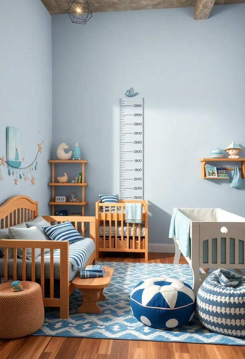 Growth Chart Wall Decals: Encouraging measurements of milestones, these playful wall decals‌ turn⁣ growth into an exciting​ adventure