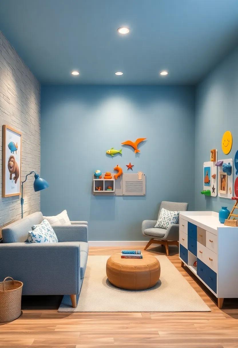 Interactive Features: Playful wall-mounted toys and activity boards keep little hands engaged and curious