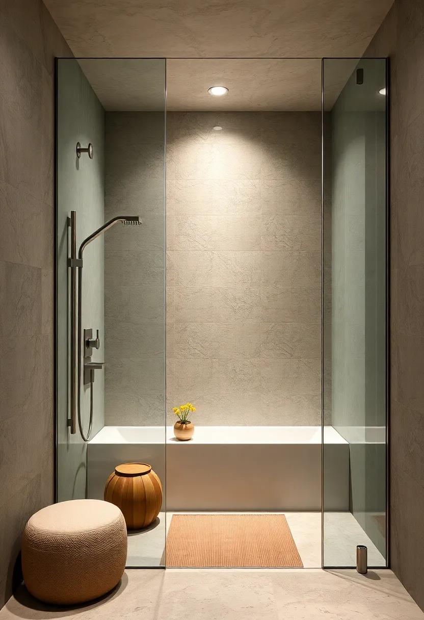 Dual Zones: Investigate innovative designs ​that include dual shower ⁣heads alongside frameless glass‌ walls to enhance both functionality and design appeal