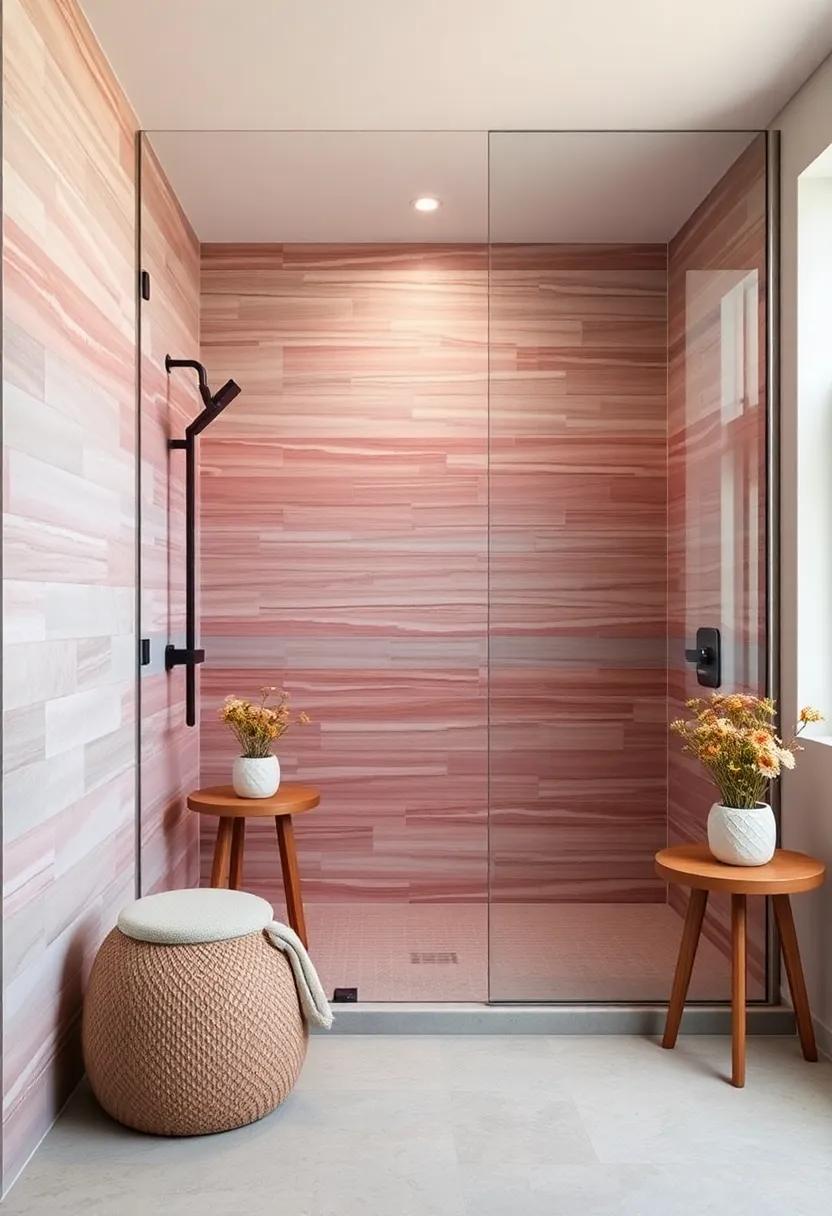 Color gradients: Experiment‍ with ombre ​tile effects in⁢ your shower ‌that ⁤draw the eye ​through a frameless glass​ enclosure,creating depth and⁤ intrigue