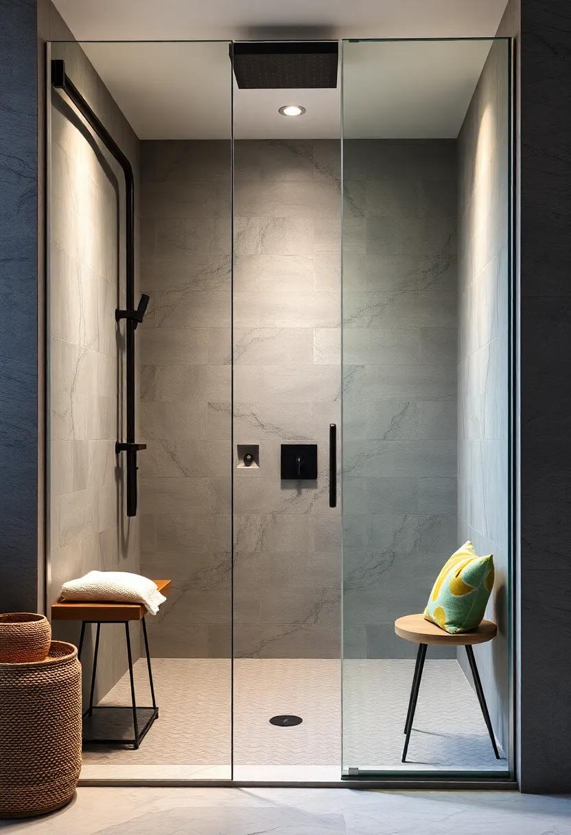 Industrial ⁤Edge: Uncover ‌how ​exposed pipes and⁢ fixtures⁢ can effortlessly complement frameless ‌glass in ‌an industrial-style shower for an⁢ edgy, modern twist