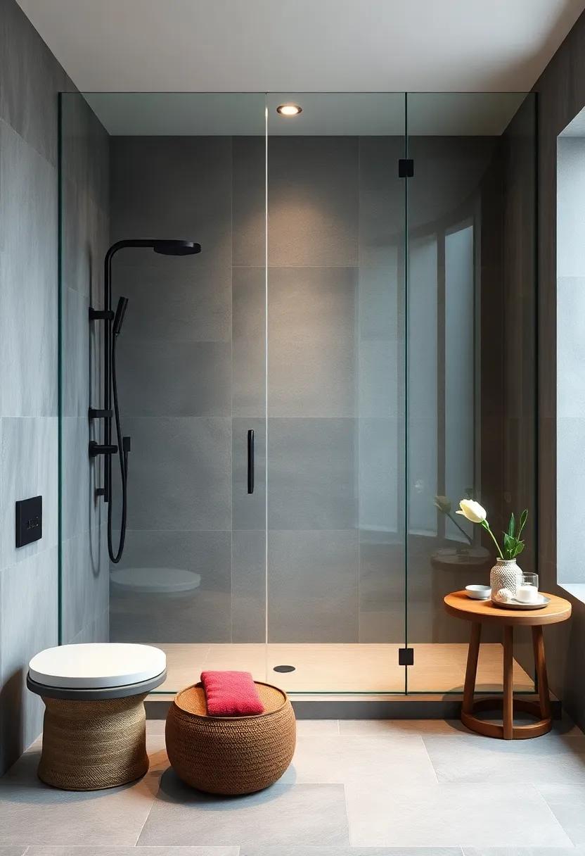 Minimalist Marvel: Discover the power ​of⁢ simplicity with ultra-minimalist ‍showers ​featuring frameless glass that promotes a clean,uncluttered ‌aesthetic
