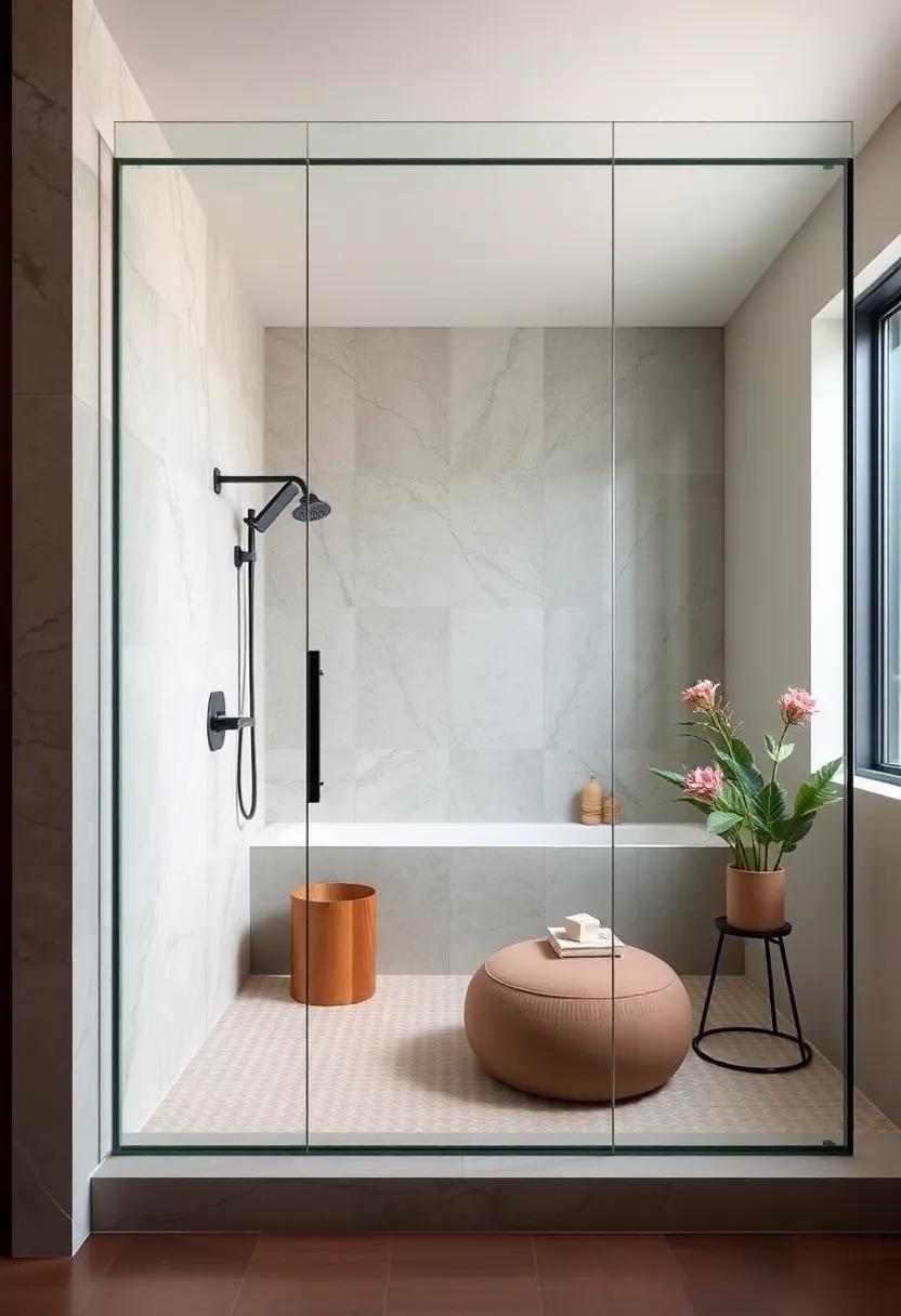 Shower as ‍Sanctuary: Reimagine your shower space as a‌ meditative area with calming colors and frameless glass to cultivate a peaceful retreat