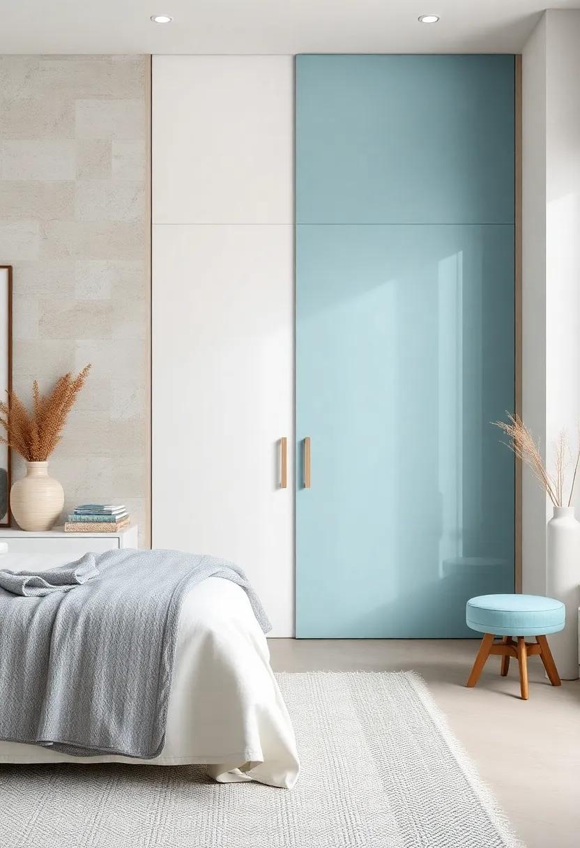 Coastal Cool: ​Channel a beachy vibe ⁤with ⁤sliding ⁢door wardrobes featuring soft blues​ and whites, perfect for ​creating a breezy atmosphere