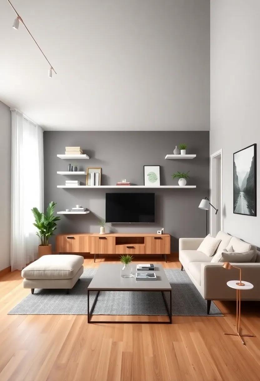 Creative Uses of Floating Shelves to Maximize Vertical Space in Small Living Rooms