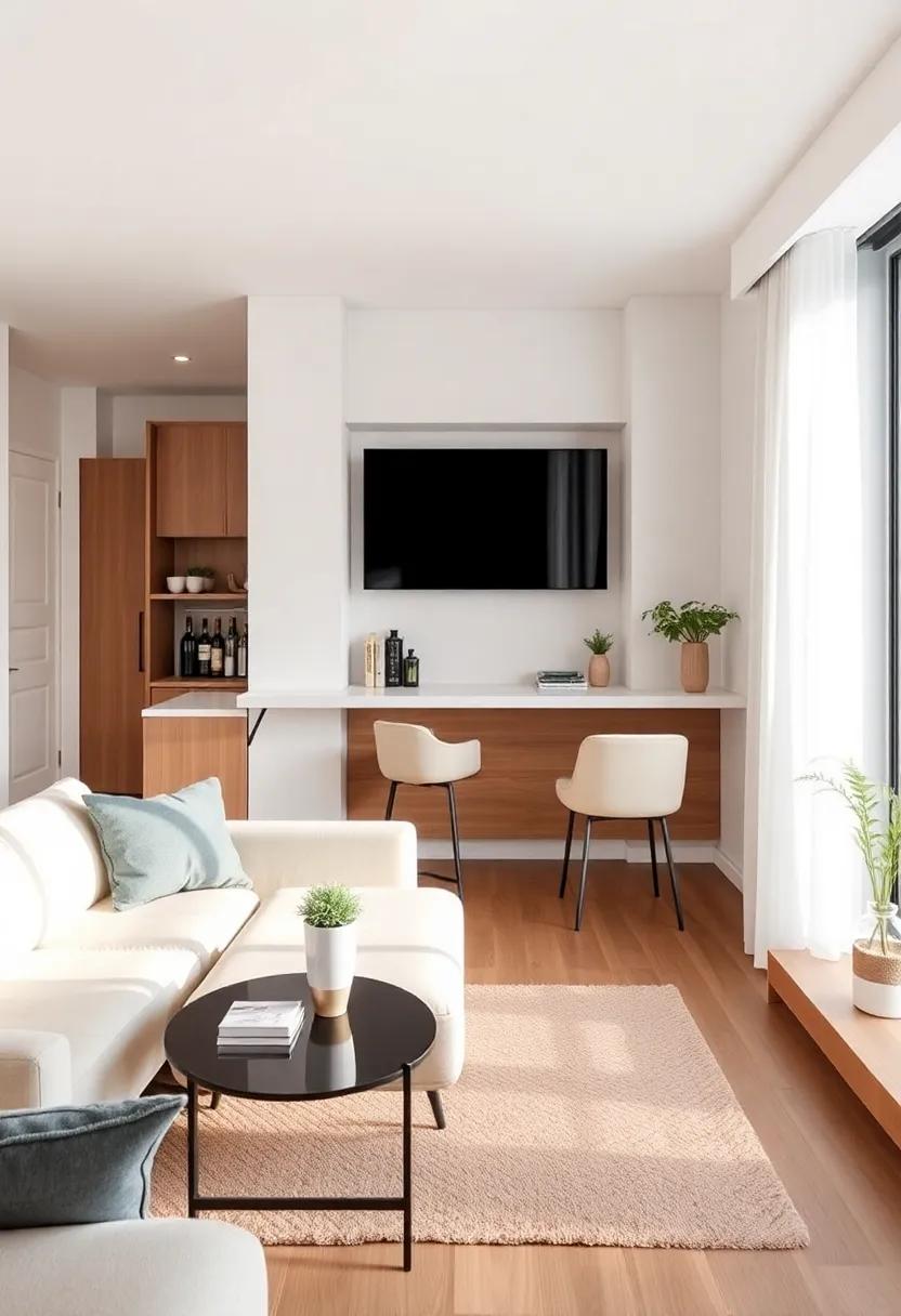 Stylish Floating Bars for Compact Spaces: Entertain without the Bulk