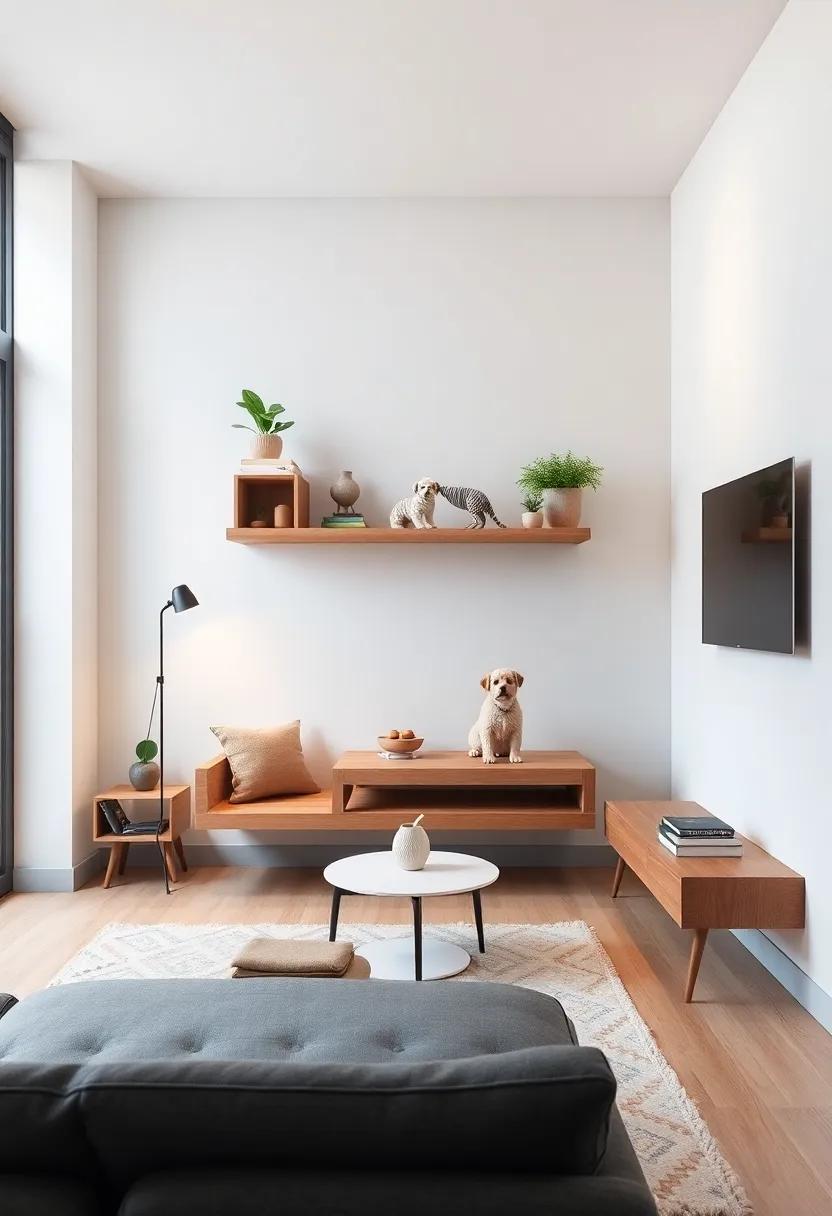 Creative Floating Pet Furniture to Keep Your Furry Friends Close and Stylish