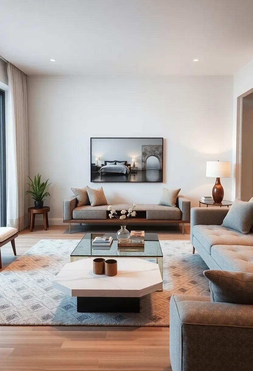 Chic Floating Coffee Tables That Blend Style with Space-Saving Solutions