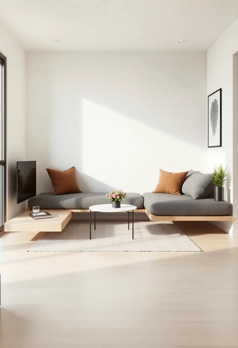 Versatile Floating Seat Cushions That Add Charm to Small Living Areas