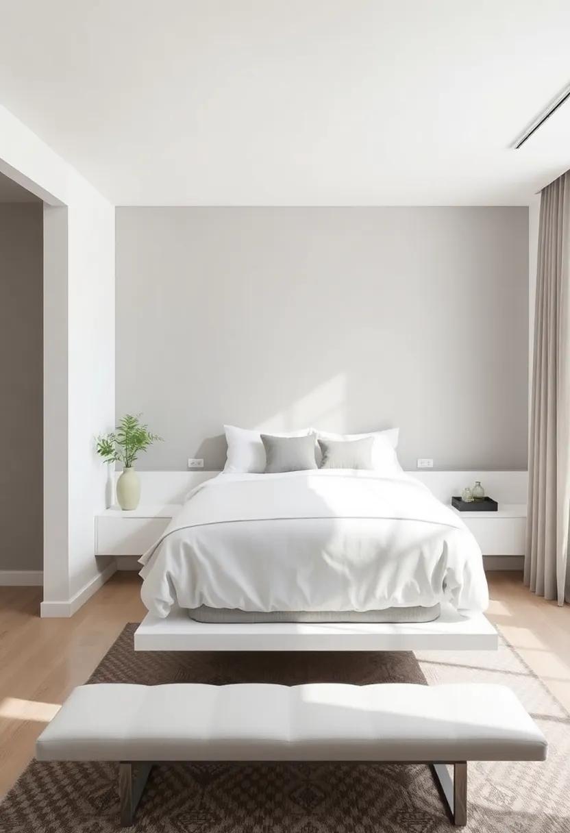 Artistic Floating Benches to Create Multi-Use Areas Without Clutter