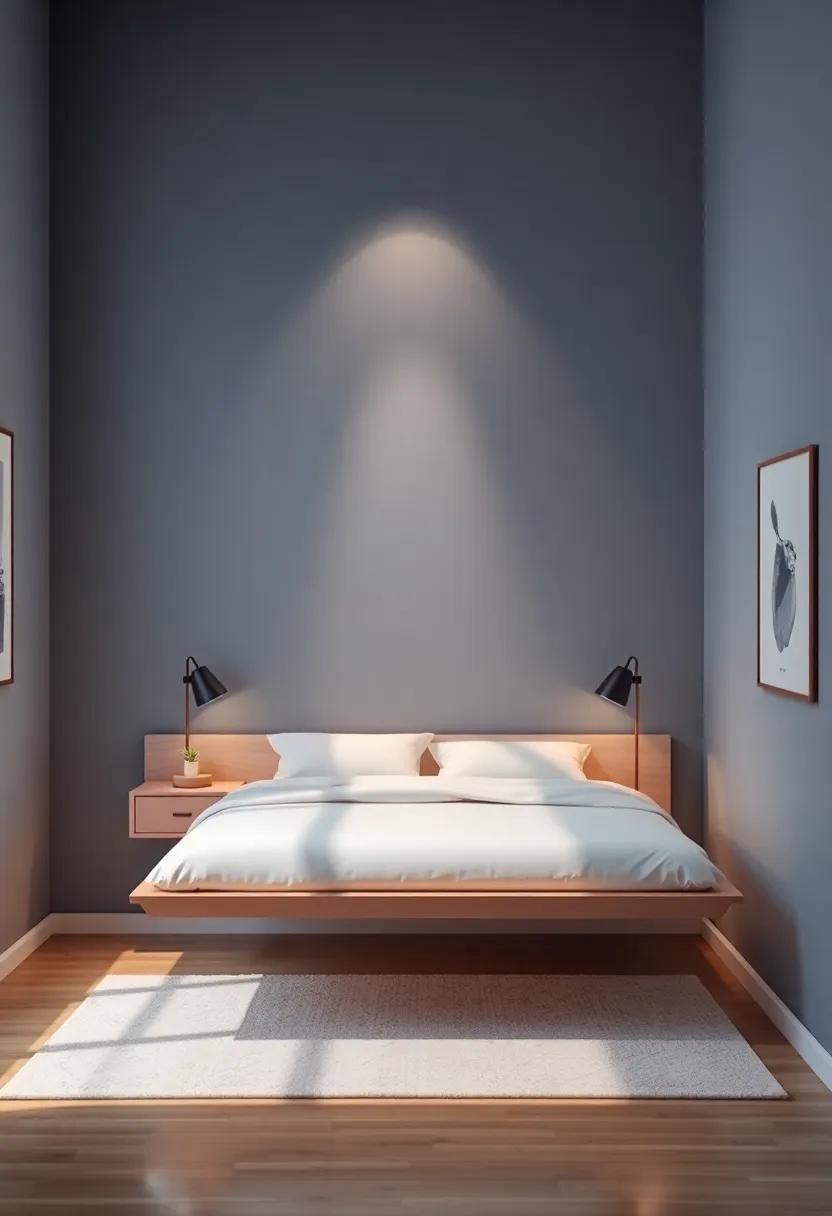 Versatile Floating Desks for Seamless Transitions from Day to Night