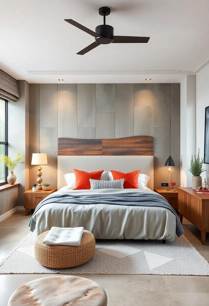 Create a DIY Headboard: Craft a personalized headboard using reclaimed wood or upholstered panels for a unique and stylish bed backdrop