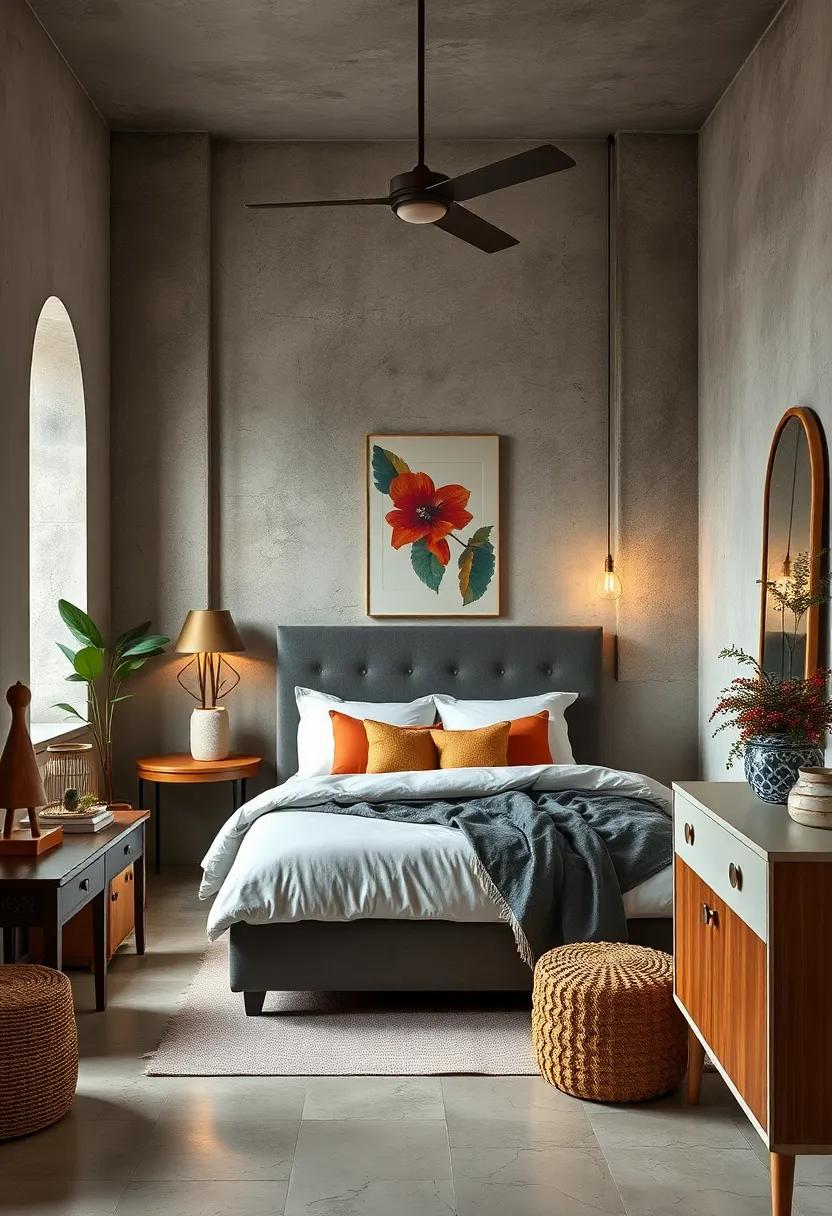 Mix Modern and Vintage: combine modern furniture pieces with vintage finds for an eclectic style that adds personality and charm