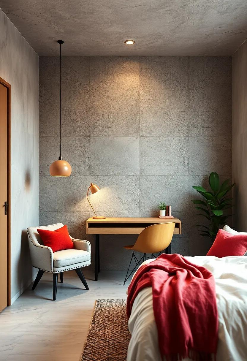 Opt for a Foldable Desk: If you need a workspace, consider a foldable desk that can be tucked away when not in use to clear visual clutter