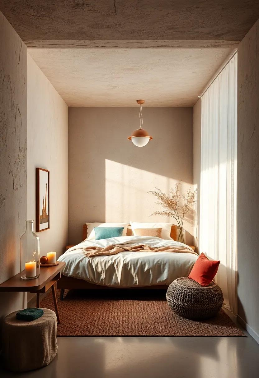 Personalize with Scent: Add scented candles or essential oil diffusers to create a calming olfactory backdrop that enhances the sanctuary vibe