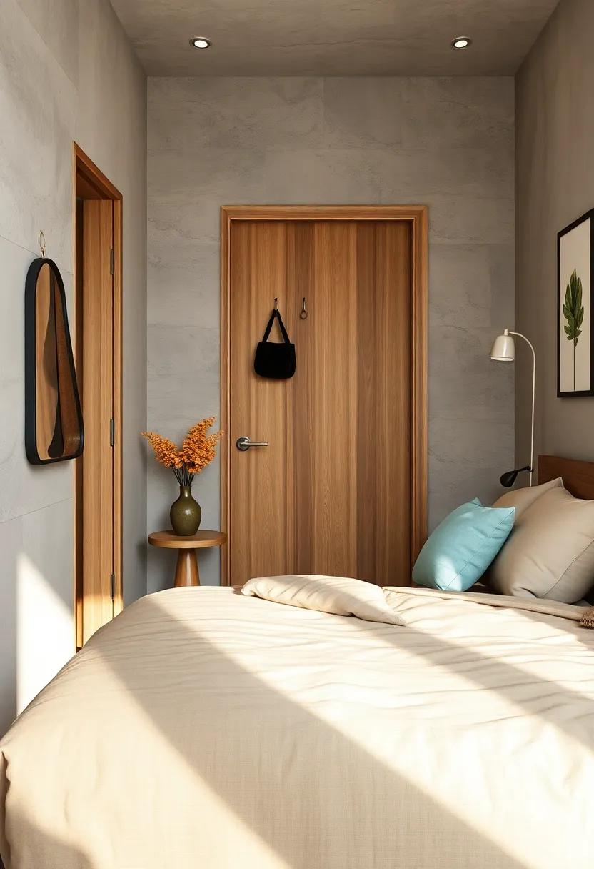 Utilize Door Space: Hang hooks or organizers on the back of your door to keep accessories and bags neatly stored and easily accessible