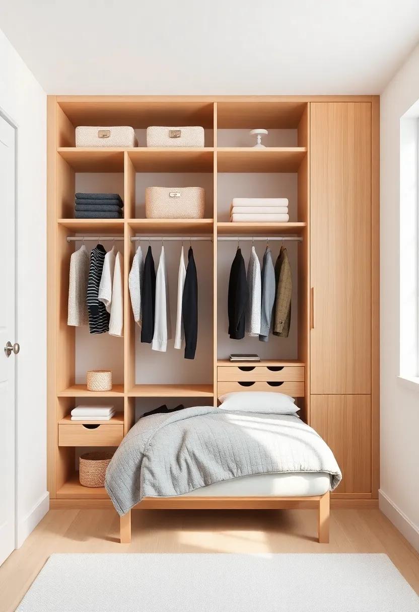 Utilizing Open-Concept Wardrobes for Effortless Organization
