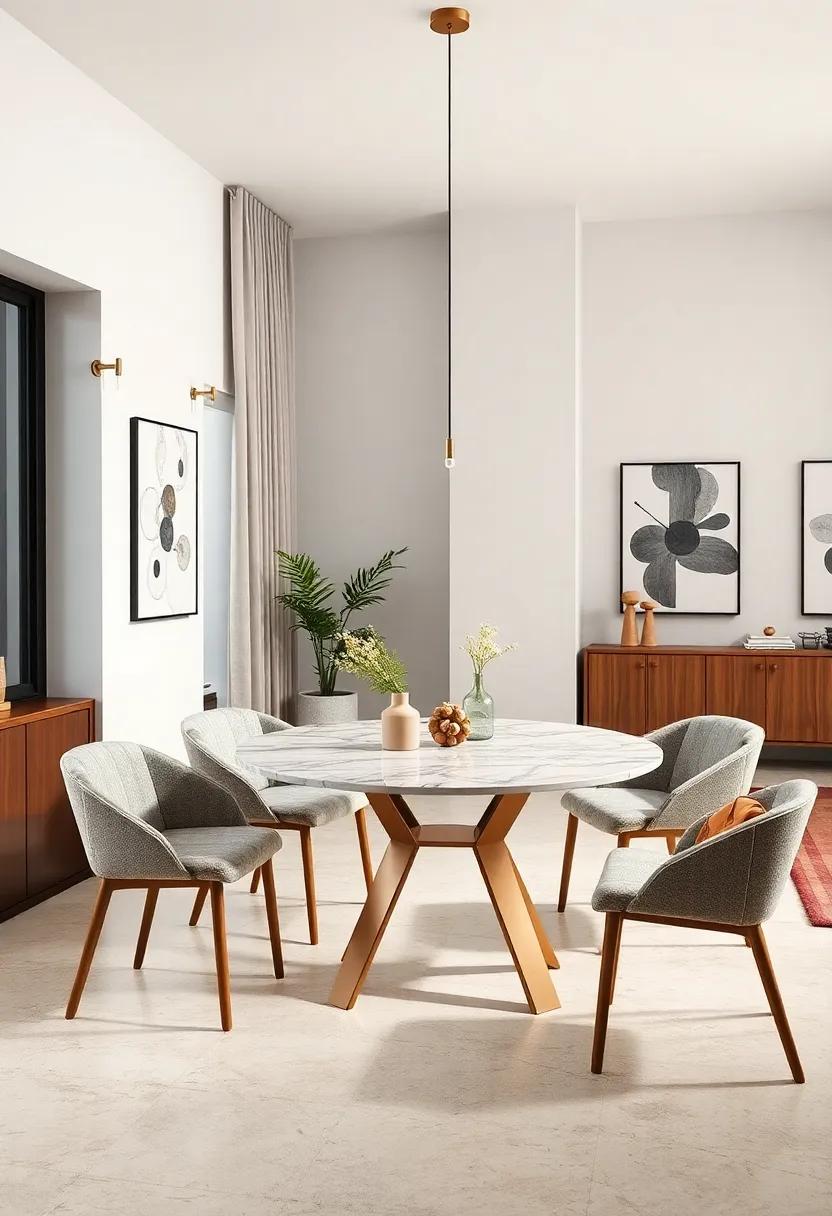 Elegant Marble Top Tables Offering Sophistication in Small Packages