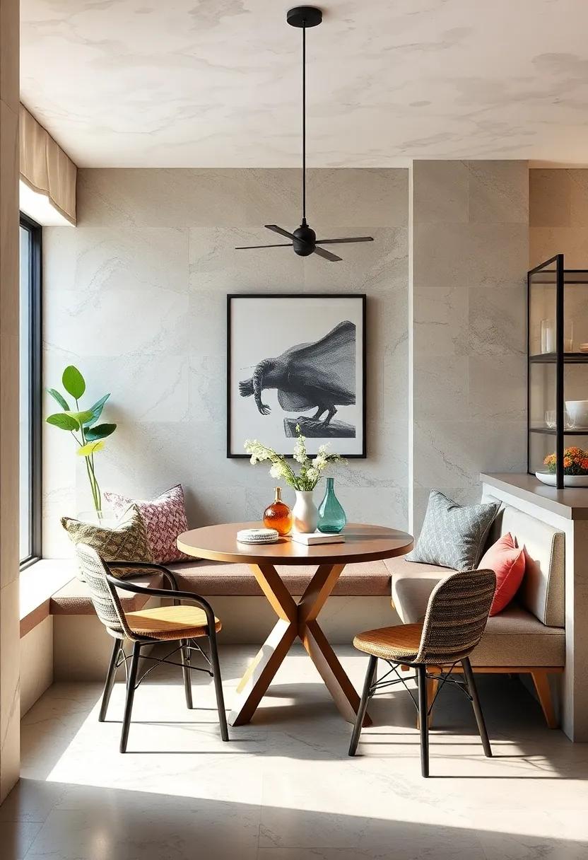 Kitchen Nooks Designed Around Small Dining Tables for Enhanced Family Connection