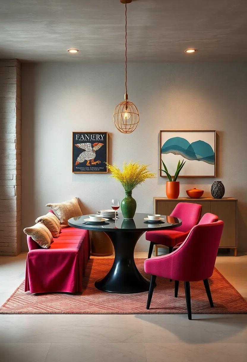 Playful Colorful Furniture Choices to Brighten Your Dining Area