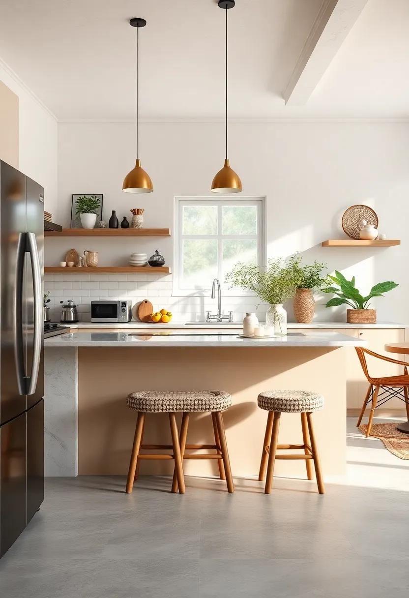 Side Stepstools: Use decorative stepstools that can be used as seating alternatives for children or as additional surfaces for serving