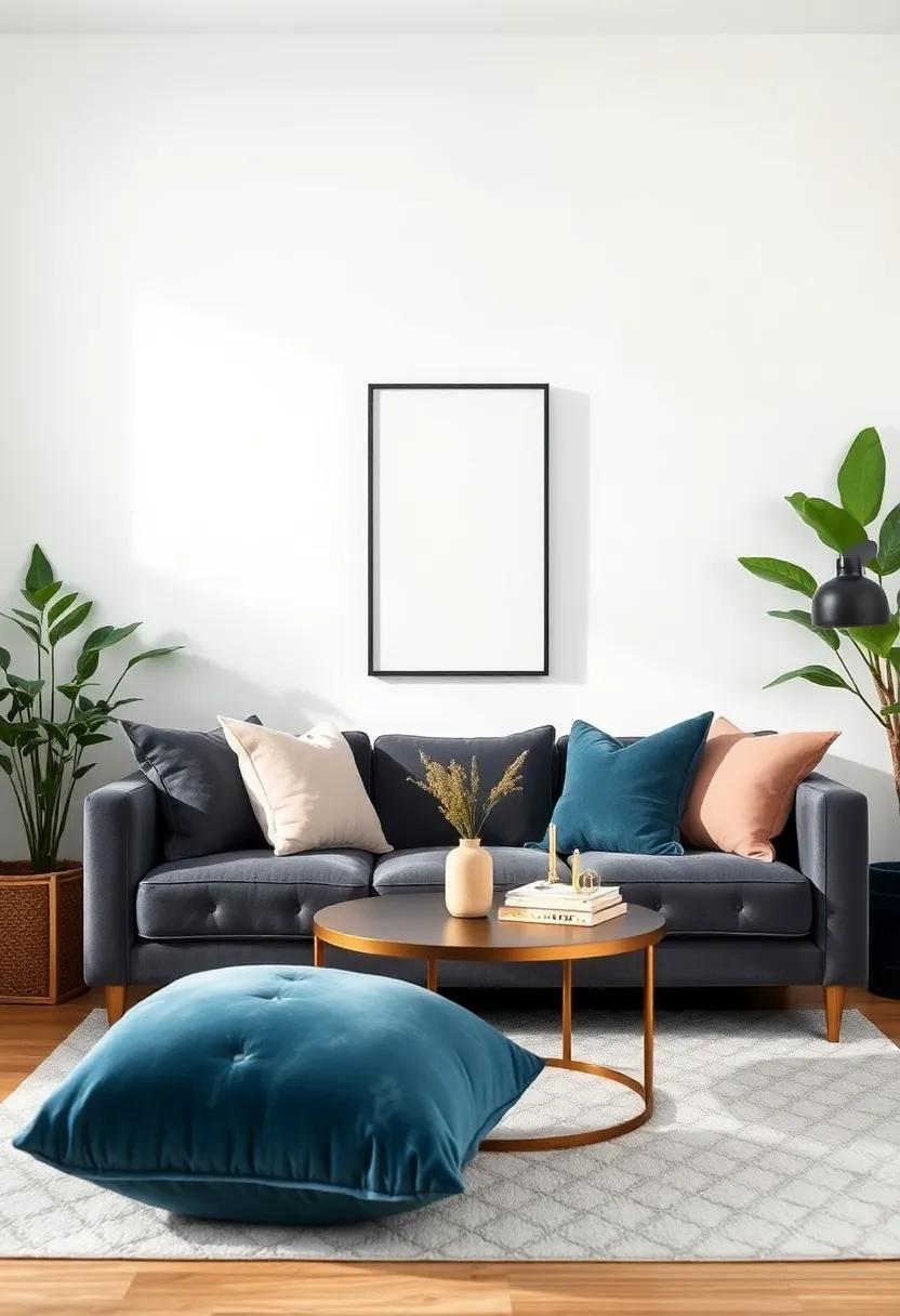 Crafting an Inviting Living Space with Thoughtful Velvet Arrangements