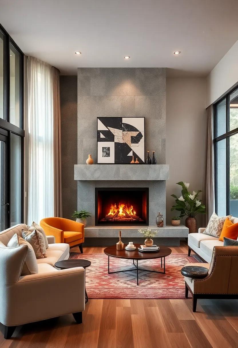 Floating Corner Mantel: Install a corner floating mantel to make use of otherwise wasted space while adding character to your room