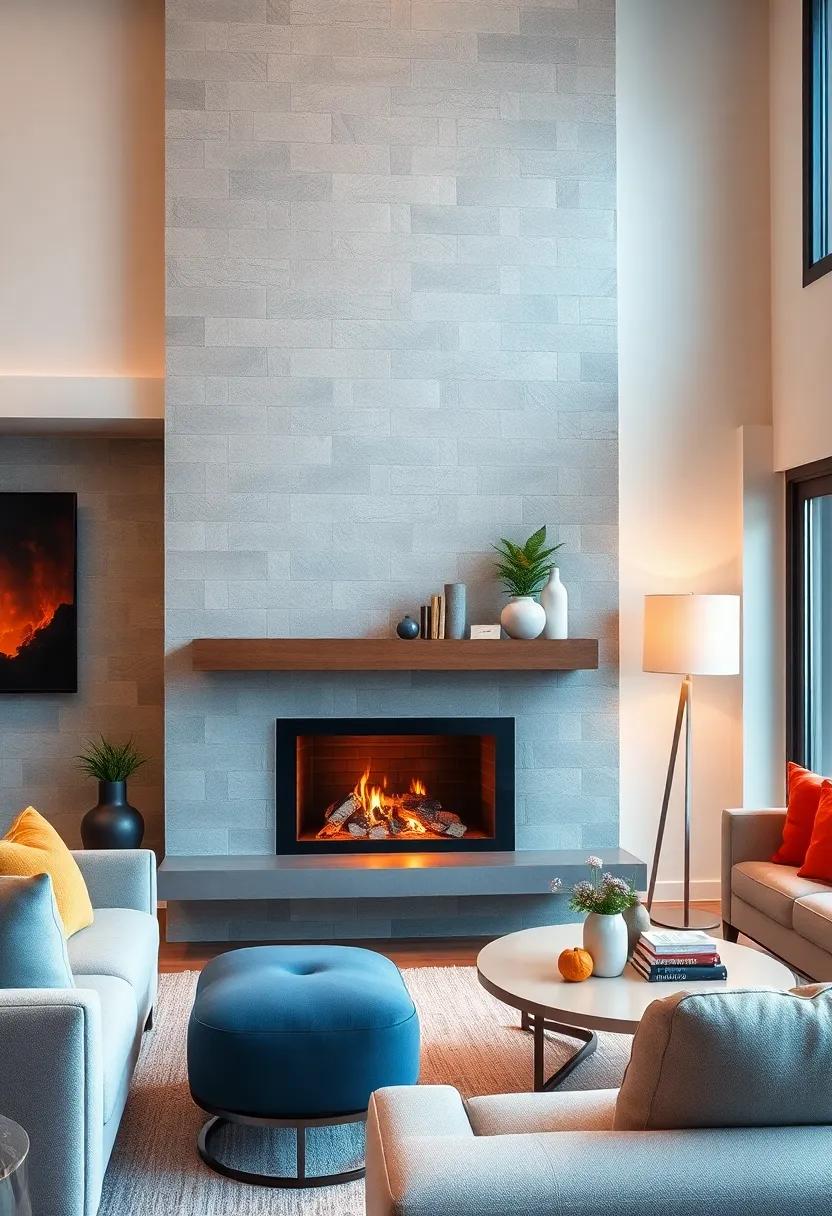 Use Lighting to Enhance: Install subtle LED lighting under your floating mantel to create a warm ambiance and highlight decorative items