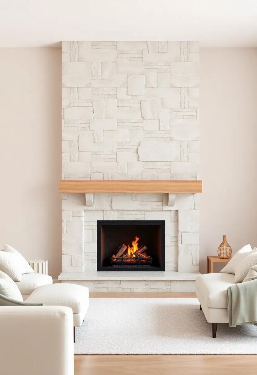 Color Palettes That Complement Stone Fireplaces