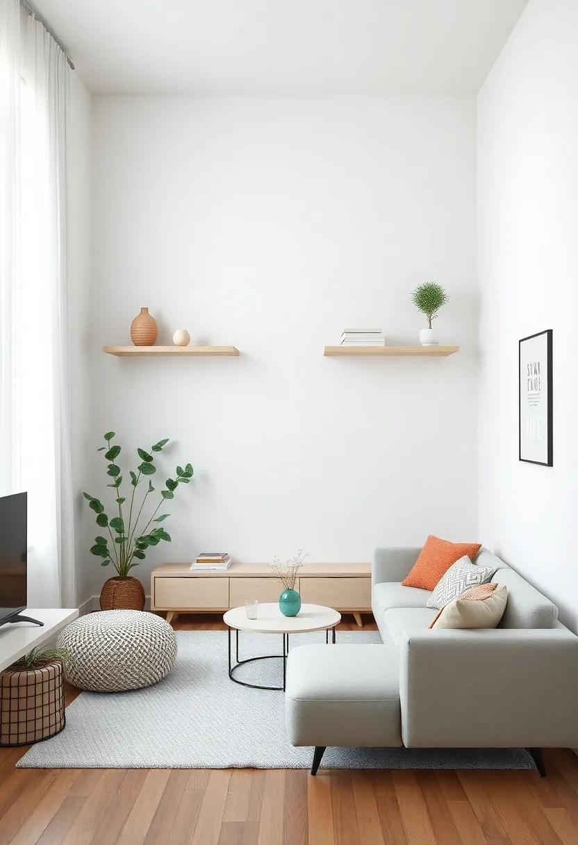 Floating Shelves for a Minimalist Approach in Small Spaces