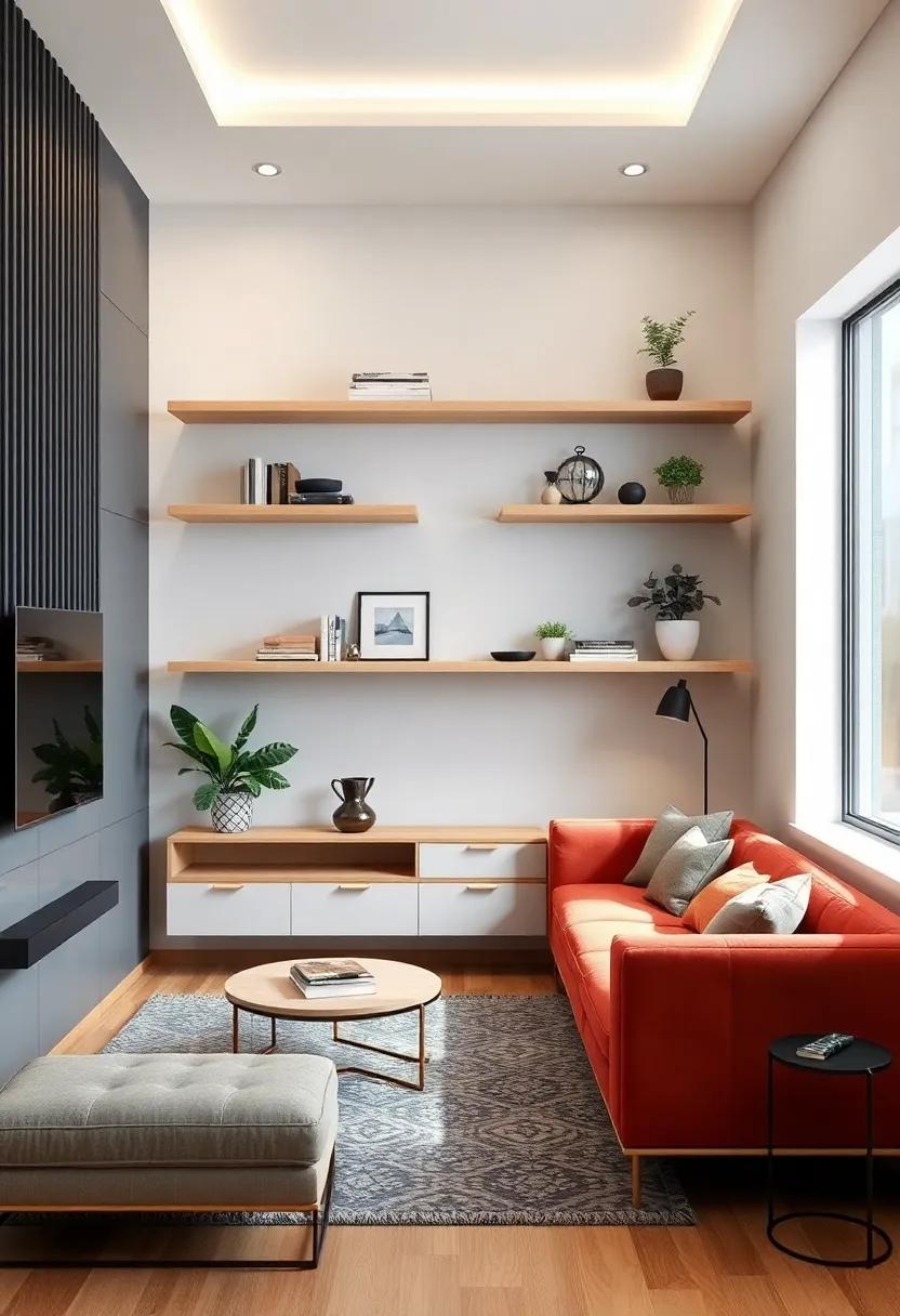 Floating Shelves as Space-Saving marvels for Compact Areas