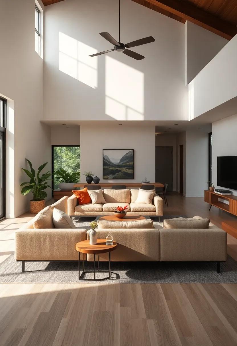 Inviting Outdoor Elements Inside to Expand the Perception of Space