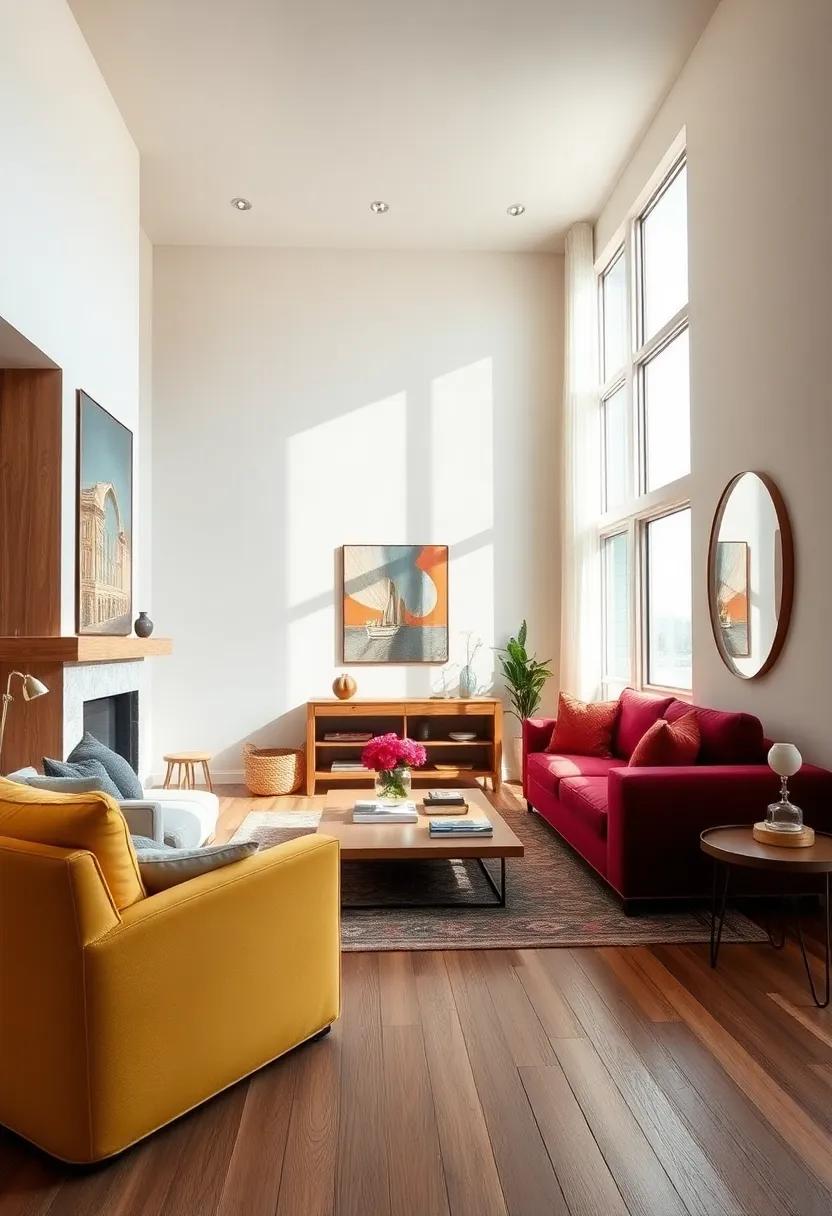 Utilizing Mirrors to Reflect Light and Create Depth in Your Room