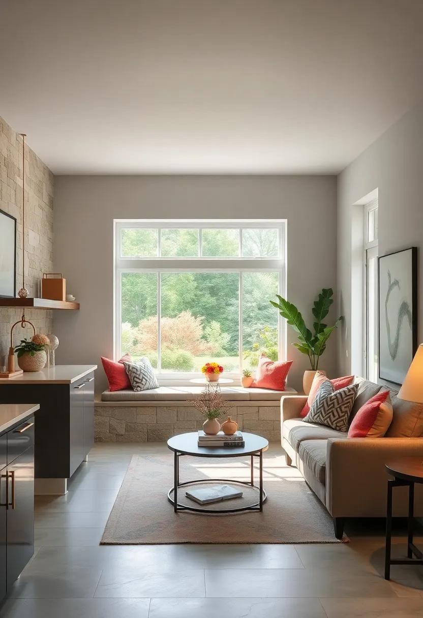 Build in a Window Seat: Add cozy seating by the window that doubles as storage, providing a charming vantage point and a functional feature