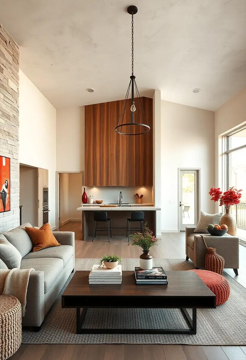 Play with Textures: Layer different materials like wood, metal, and fabrics to add depth and interest while keeping the design cohesive